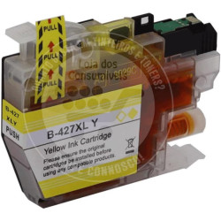 Tinteiro Brother Compatível LC427XL Amarelo