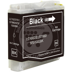 Tinteiro Brother Compatível LC1000XL/LC970XL Preto