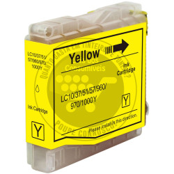 Tinteiro Brother Compatível LC1000XL/LC970XL Amarelo