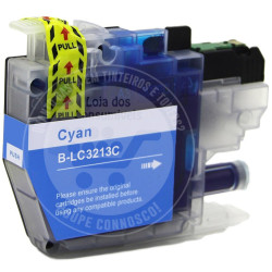 Tinteiro Brother Compatível LC3213/LC3211 Azul