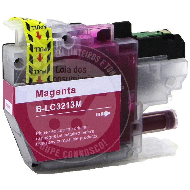 Tinteiro Brother Compatível LC3213/LC3211 Magenta