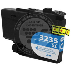 Tinteiro Brother Compatível LC3235XL/LC3233 Azul