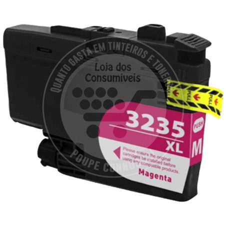 Tinteiro Brother Compatível LC3235XL/LC3233 Magenta