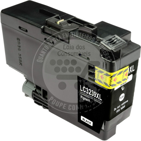 Tinteiro Brother Compatível LC3239XL/LC3237 Preto