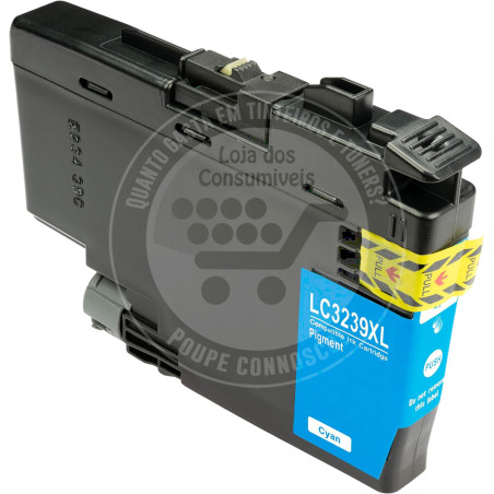 Tinteiro Brother Compatível LC3239XL/LC3237 Azul