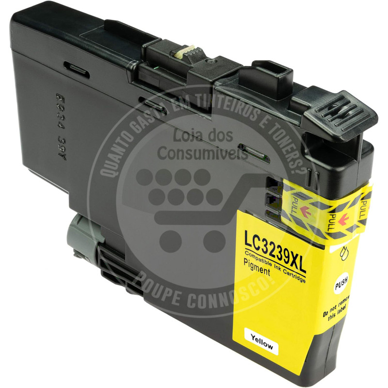 Tinteiro Brother Compatível LC3239XL/LC3237 Amarelo