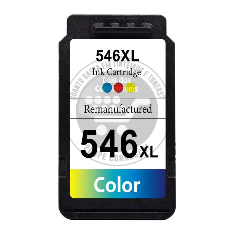 Tinteiro Canon Reciclado CL546XL Tricolor