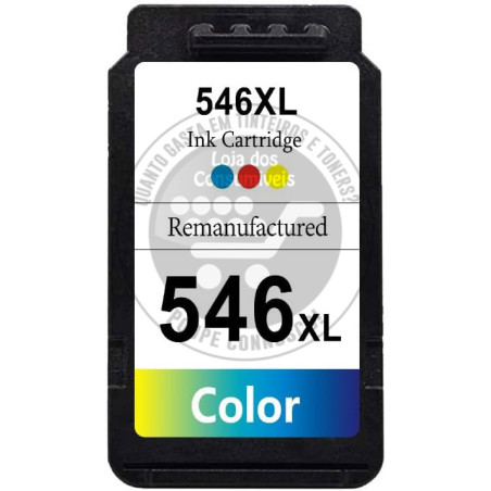 Tinteiro Canon Reciclado CL546XL Tricolor