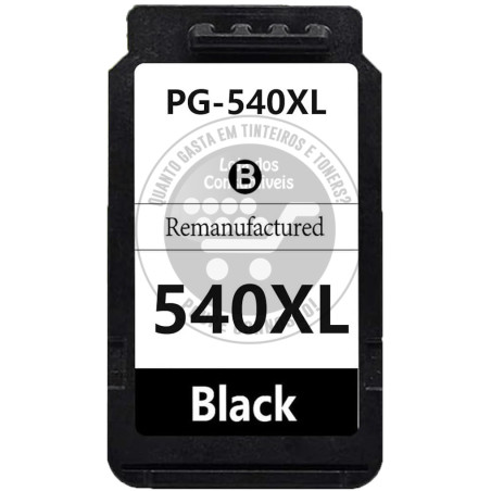 Tinteiro Canon Reciclado PG540XL Preto