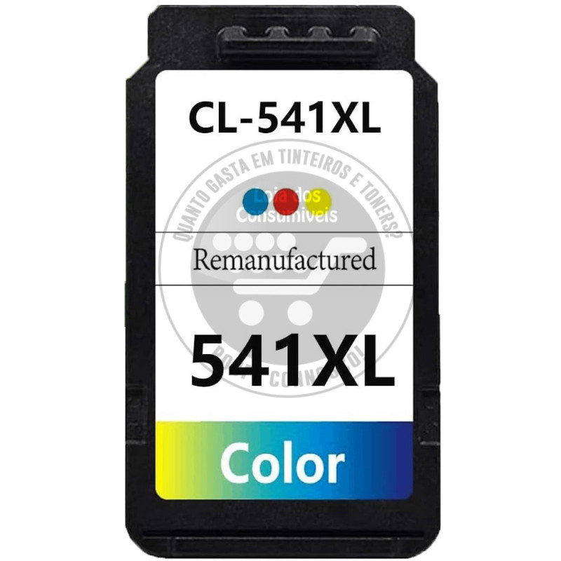 Tinteiro Canon Reciclado CL541XL Tricolor