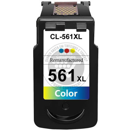 Tinteiro Canon Reciclado CL561XL Tricolor