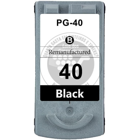 Tinteiro Canon Reciclado PG40/PG50/PG37 Preto