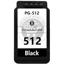 Tinteiro Canon Reciclado PG512/PG510 Preto