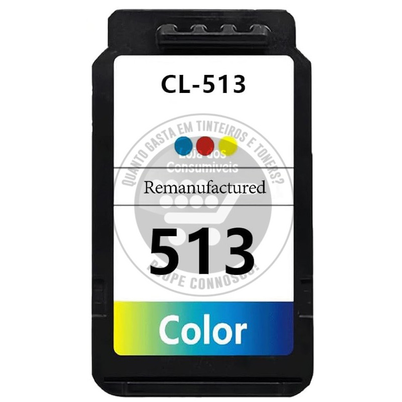 Tinteiro Canon Reciclado CL513/CL511 Tricolor