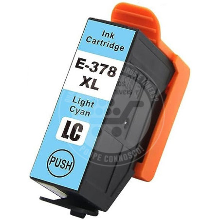 Tinteiro Epson Compatível 378XL (T3795/T3785) Azul Claro