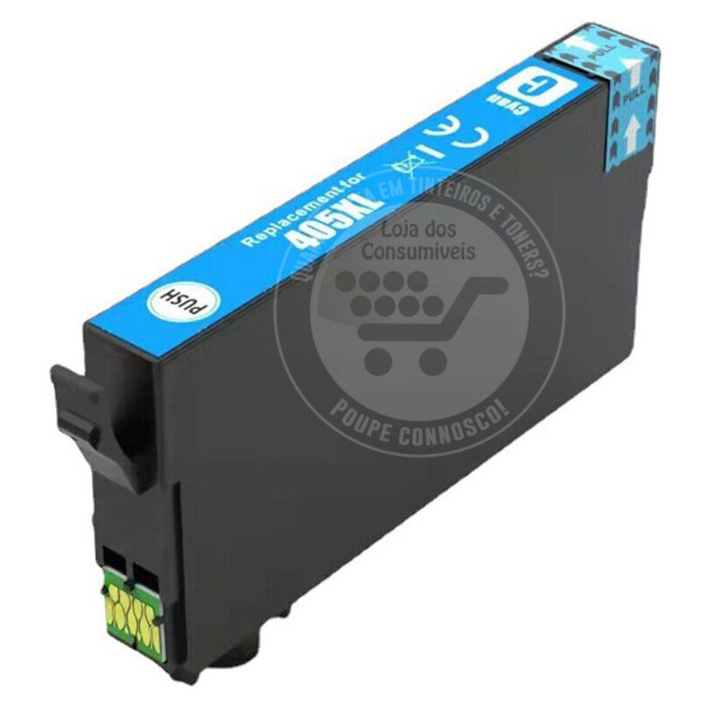 Tinteiro Epson Compatível 405XL (T05H2/T05G2) Azul