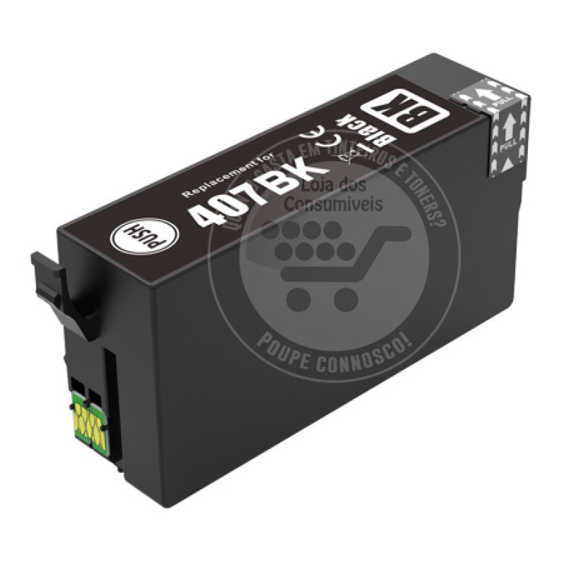 Tinteiro Epson Compatível 407 (T07U1) Preto