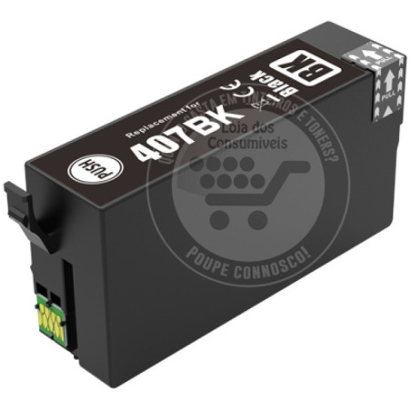 Tinteiro Epson Compatível 407 (T07U1) Preto