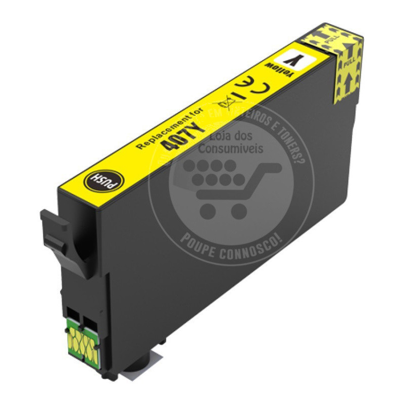 Tinteiro Epson Compatível 407 (T07U4) Amarelo
