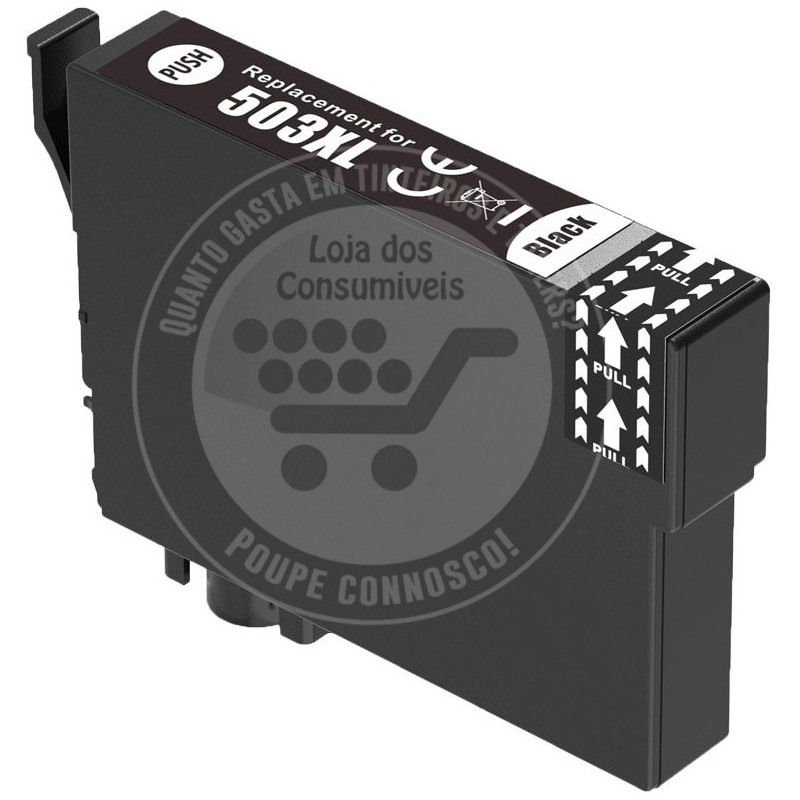 Tinteiro Epson Compatível 503XL (T09R1/T09Q1) Preto