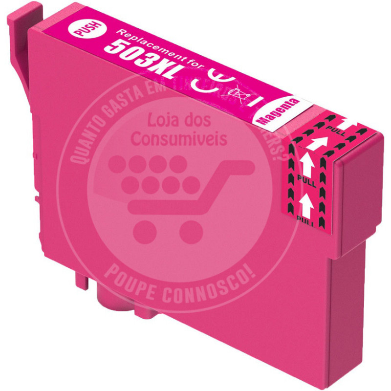 Tinteiro Epson Compatível 503XL (T09R3/T09Q3) Magenta