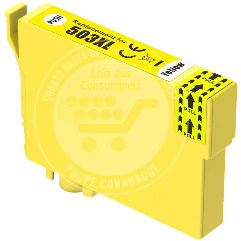 Tinteiro Epson Compatível 503XL (T09R4/T09Q4) Amarelo