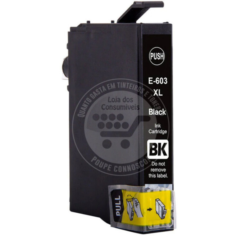 Tinteiro Epson Compatível 603XL (T03A1/T03U1) Preto