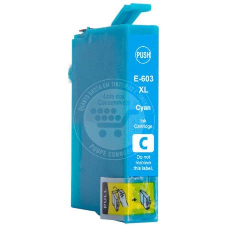 Tinteiro Epson Compatível 603XL (T03A2/T03U2) Azul