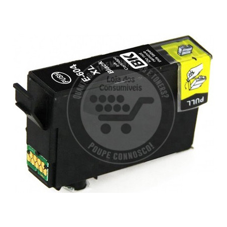 Tinteiro Epson Compatível 604XL (T10H1/T10G1) Preto