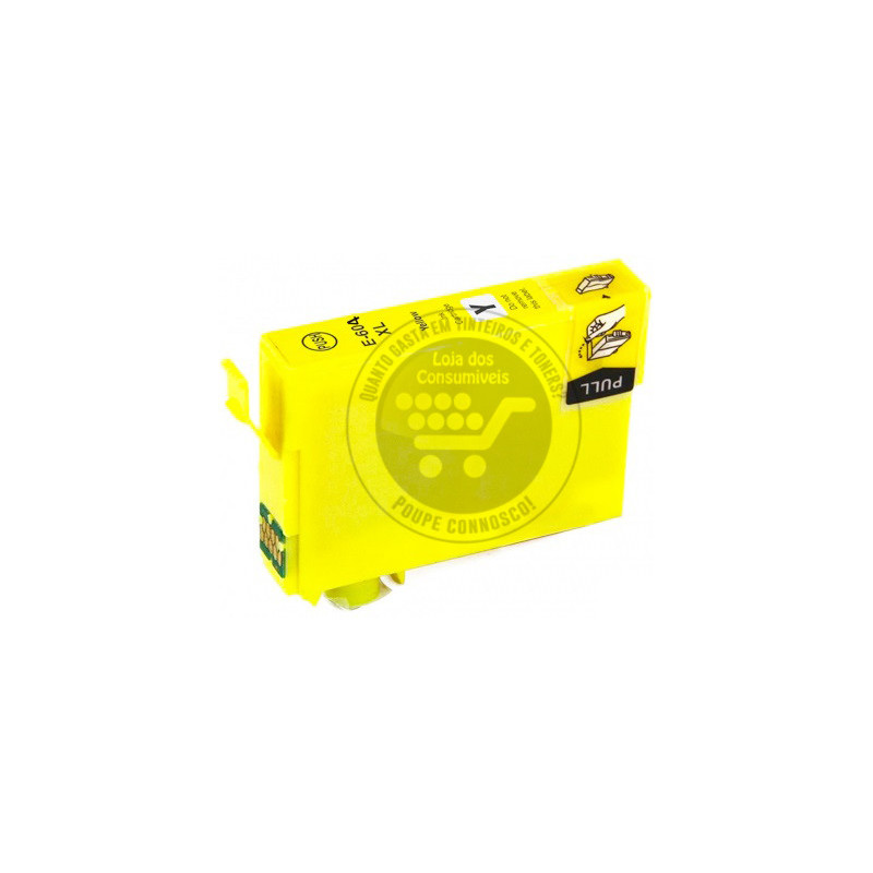 Tinteiro Epson Compatível 604XL (T10H4/T10G4) Amarelo