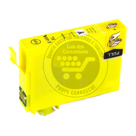 Tinteiro Epson Compatível 604XL (T10H4/T10G4) Amarelo