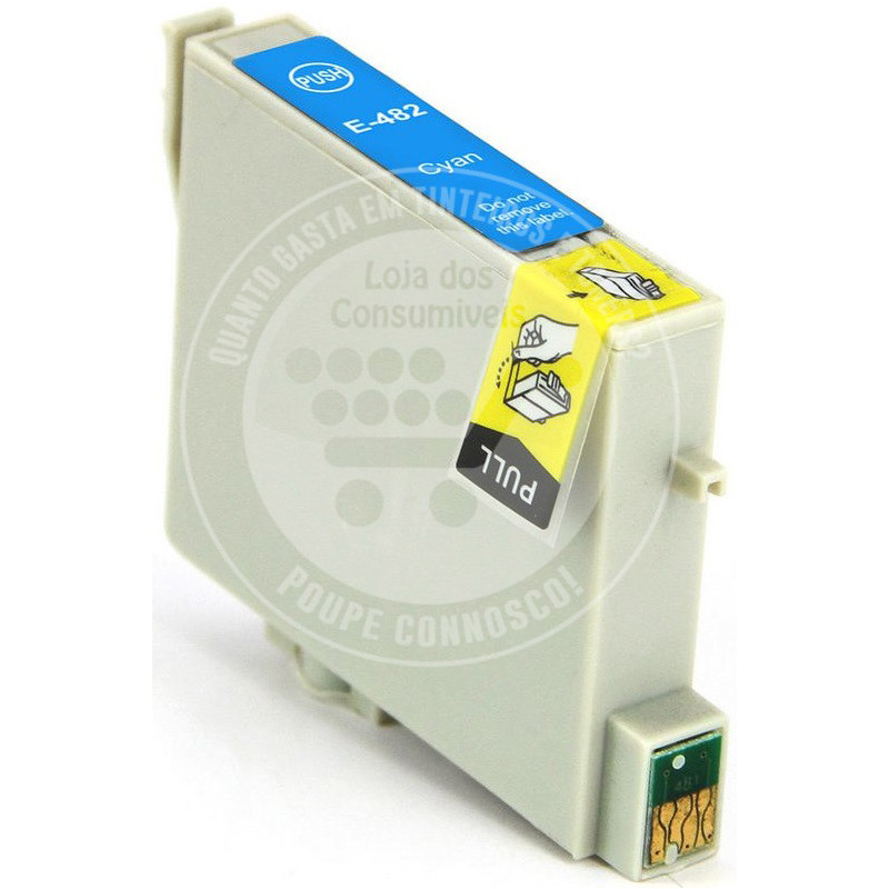 Tinteiro Epson Compatível T0482 Azul