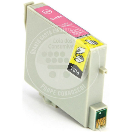 Tinteiro Epson Compatível T0486 Magenta Claro