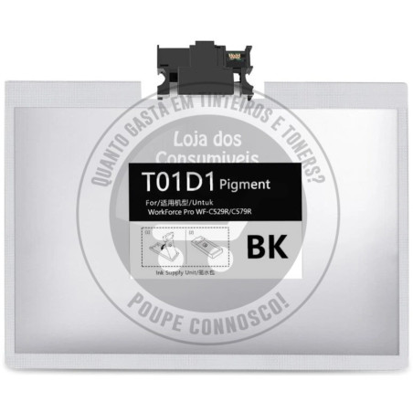 Tinteiro Epson Compatível T01D1/T01C1 Preto