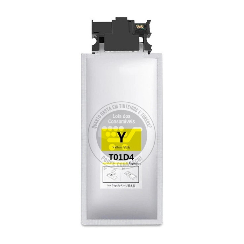 Tinteiro Epson Compatível T01D4/T01C4 Amarelo