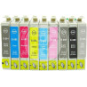 Conjunto 9 Tinteiros Epson Compativeis T059