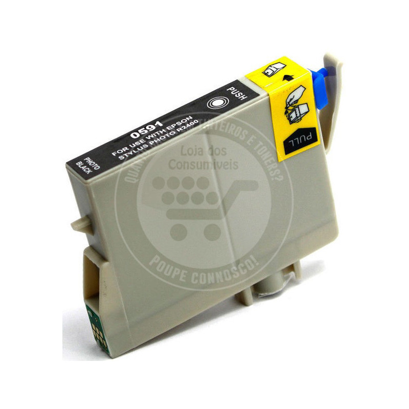Tinteiro Epson Compativel T0591 Preto