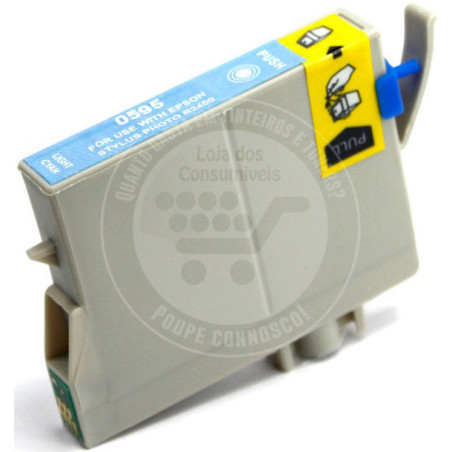 Tinteiro Epson Compativel T0595 Azul Claro