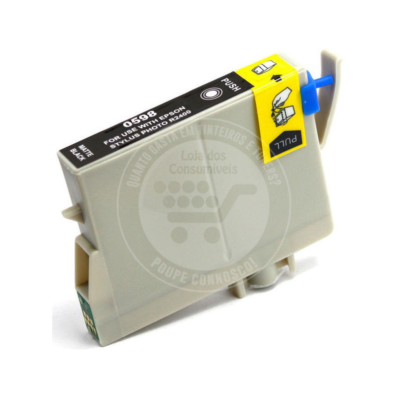 Tinteiro Epson Compativel T0598 Preto Matte
