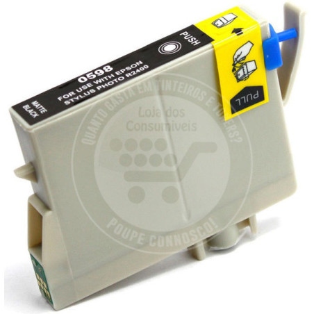 Tinteiro Epson Compativel T0598 Preto Matte