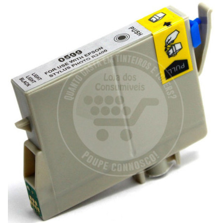 Tinteiro Epson Compativel T0599 Preto Ultra Claro