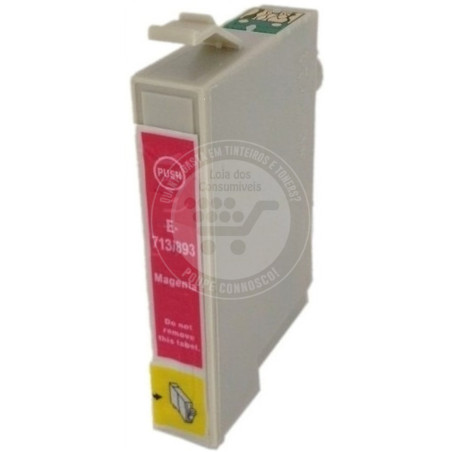Tinteiro Epson Compatível T0713/T0893 Magenta