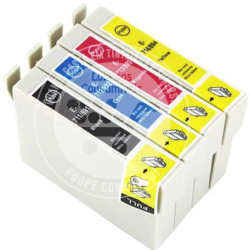 Conjunto 4 Tinteiros Epson Compatíveis T0711/2/3/4 (T0715/T0895)