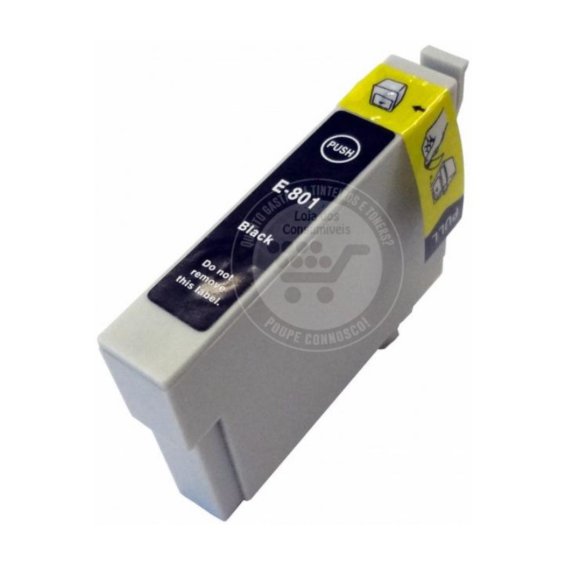 Tinteiro Epson Compatível T0801 Preto