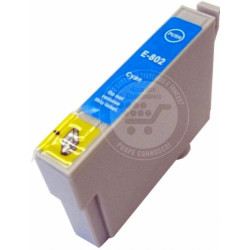 Tinteiro Epson Compatível T0802 Azul