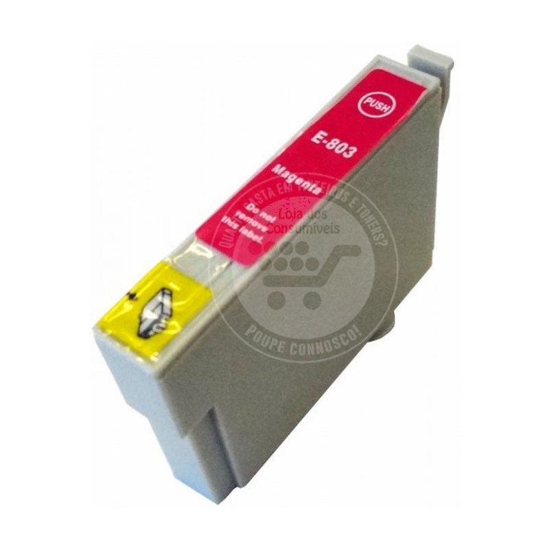 Tinteiro Epson Compatível T0803 Magenta