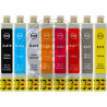 Conjunto 8 Tinteiros Epson Compativeis T087