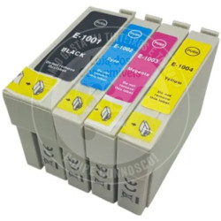 Conjunto 4 Tinteiros Epson Compatíveis T1001/2/3/4 (T1005)
