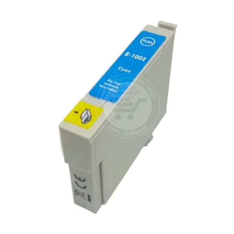 Tinteiro Epson Compatível T1002 Azul