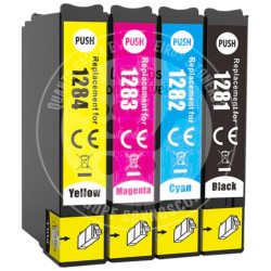 Conjunto 4 Tinteiros Epson Compatíveis T1281/2/3/4 (T1285)